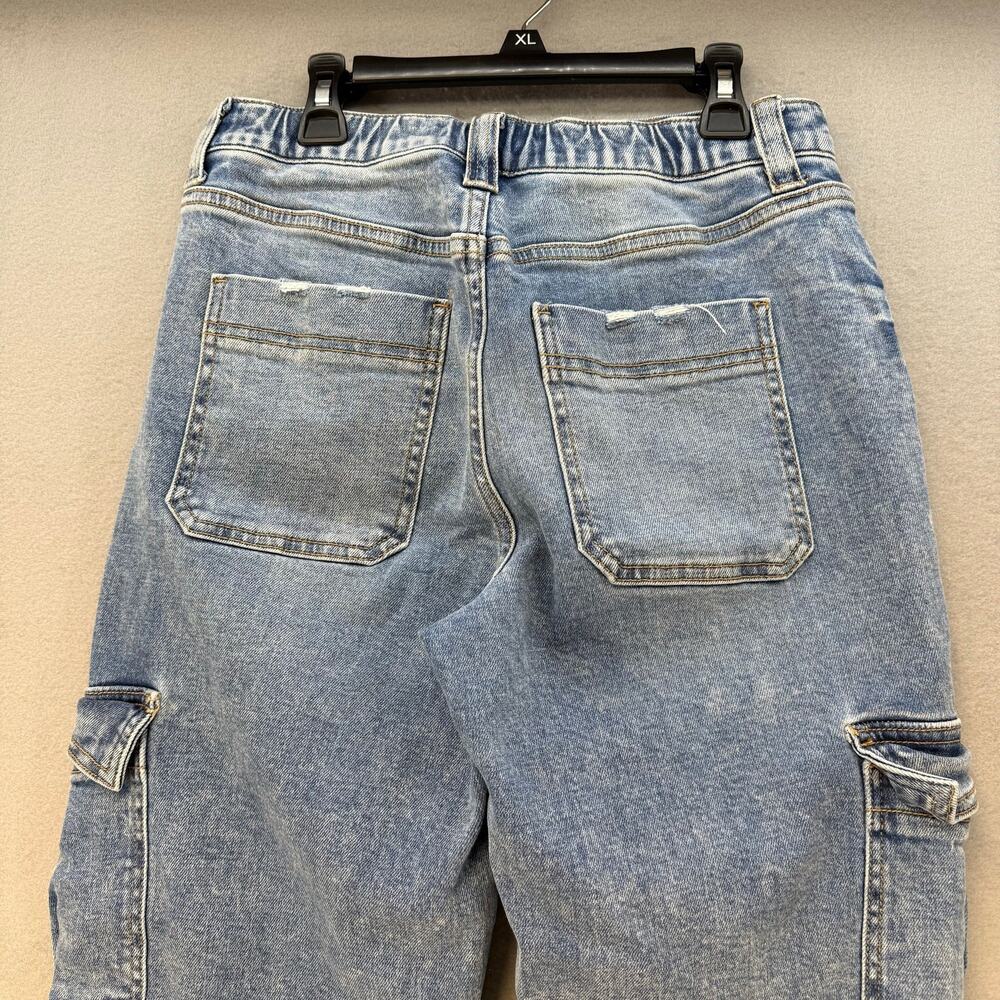 Vervet Jeans Women's 27 (4) Blue Cargo Jeans Stretch Urban Artist Boho - Picture 4 of 13